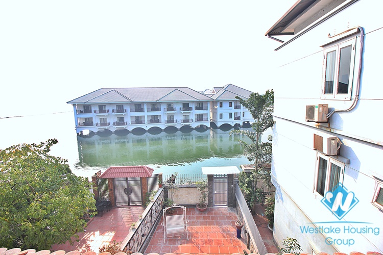 Renovated 4 beds house with lake view for rent in Tu Hoa area, Tay Ho